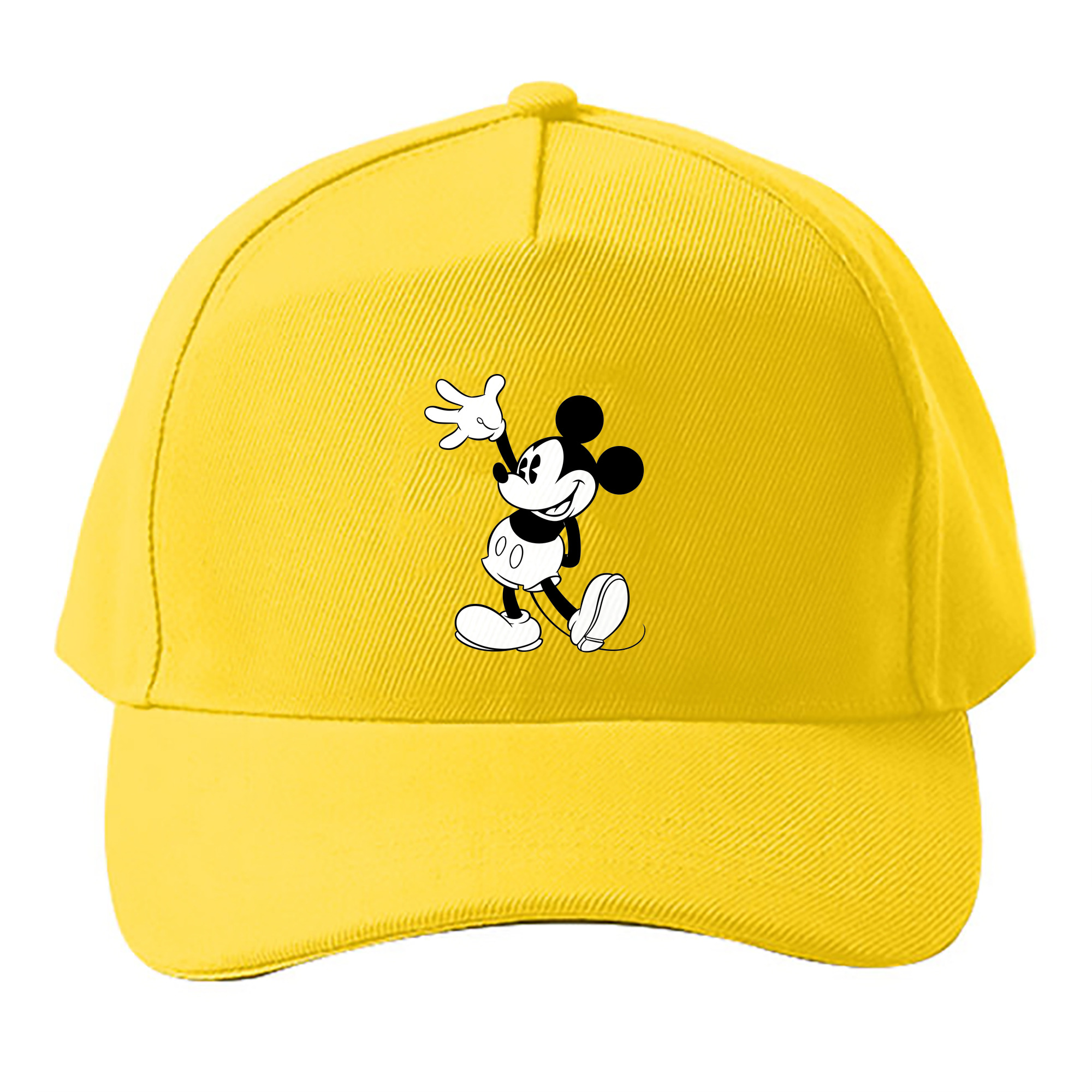 （画像用） ミッキーマウス Mickey Mouse ベースボールキャップ 綿100％ 男女兼用 帽子 スポーツ